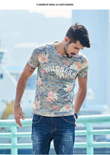 Load image into Gallery viewer, 2019 Summer Cotton Print Men Tshirt