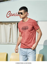 Load image into Gallery viewer, Summer 2019 Cotton Print Letter White Red Color T-shirt For Man