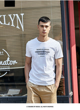 Load image into Gallery viewer, Summer 2019 Cotton Print Letter White Red Color T-shirt For Man